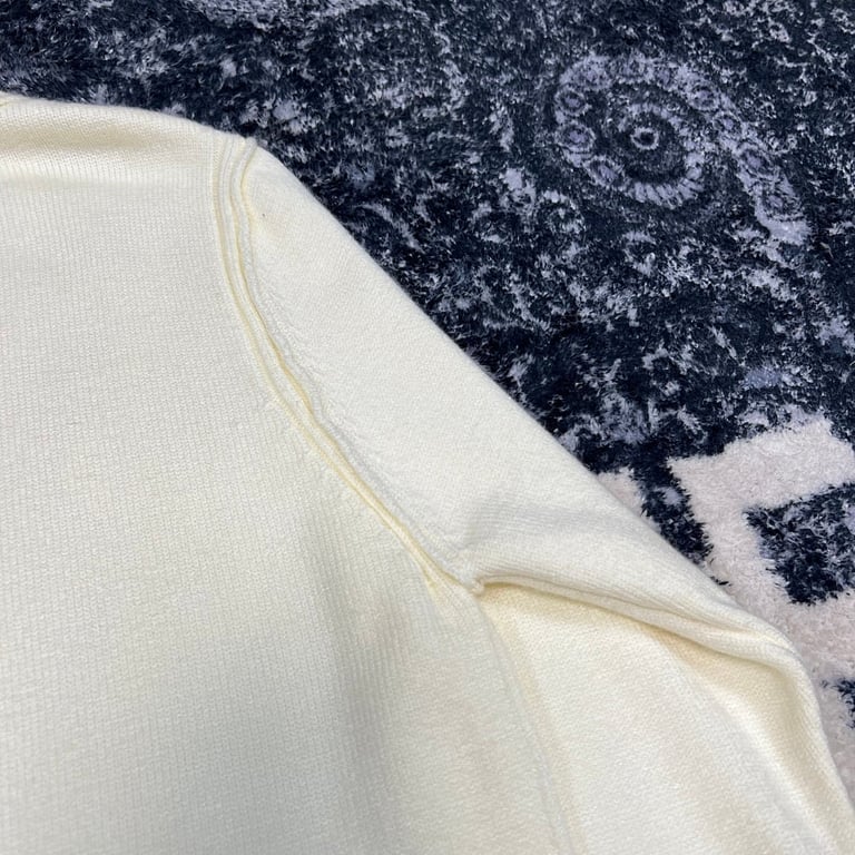 Stone Island 23FW Turtleneck Knit Sweater Cream - 3