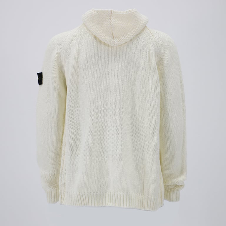 Stone Island 23FW Thick Knit Zip Hoodie - 2