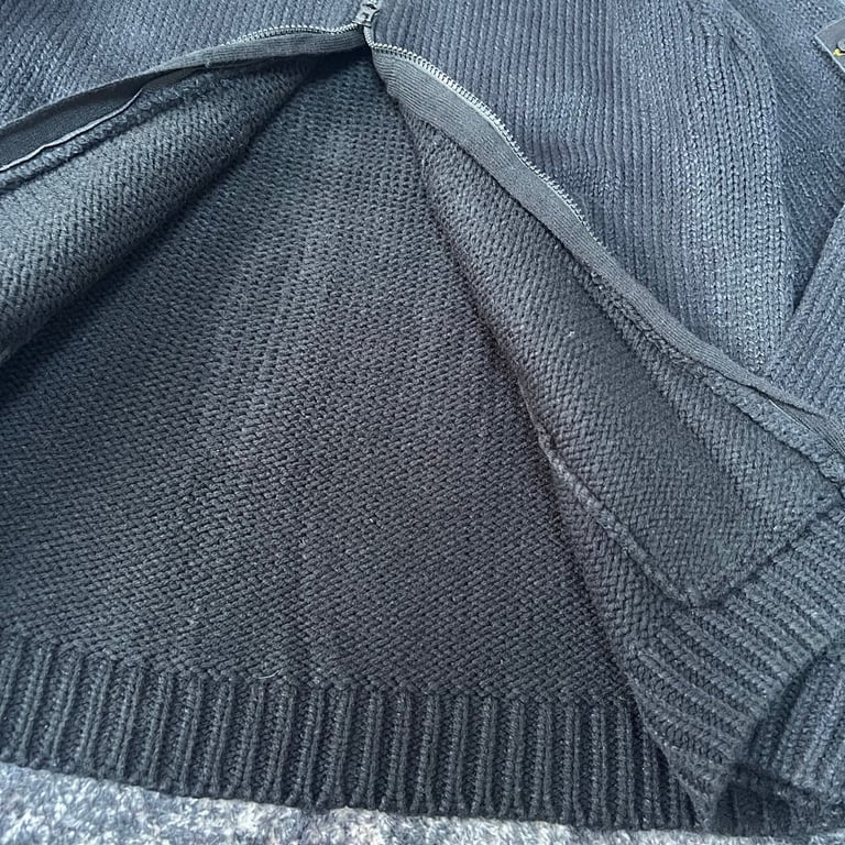 Stone Island 23FW Thick Knit Zip Hoodie - 16