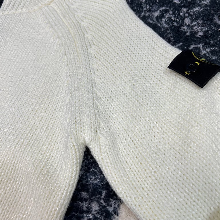 Stone Island 23FW Thick Knit Zip Hoodie - 29