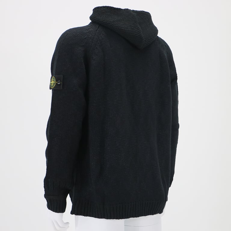 Stone Island 23FW Thick Knit Zip Hoodie - 7