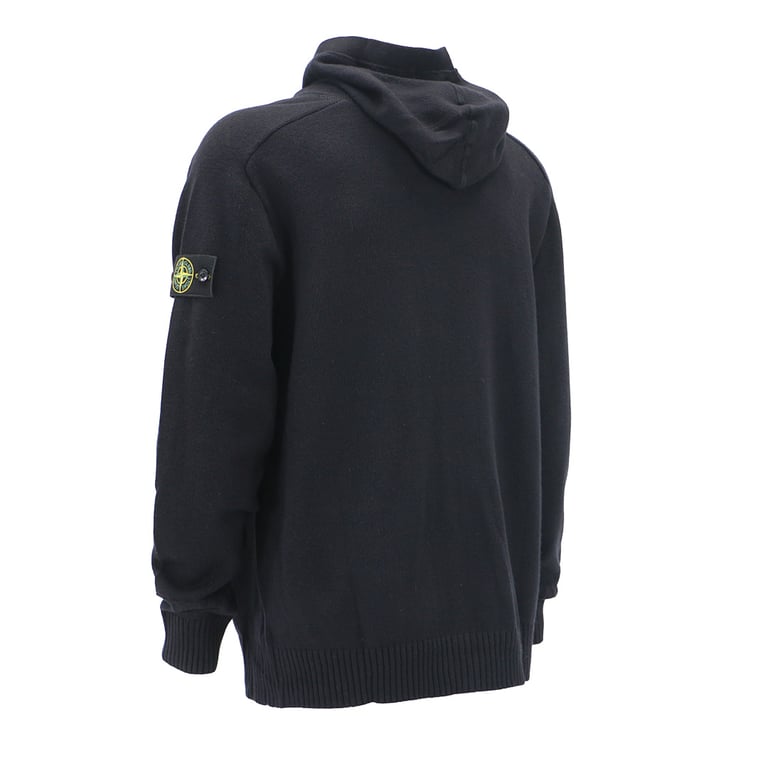 Stone Island Knitted Zip Hoodie Grey - 6