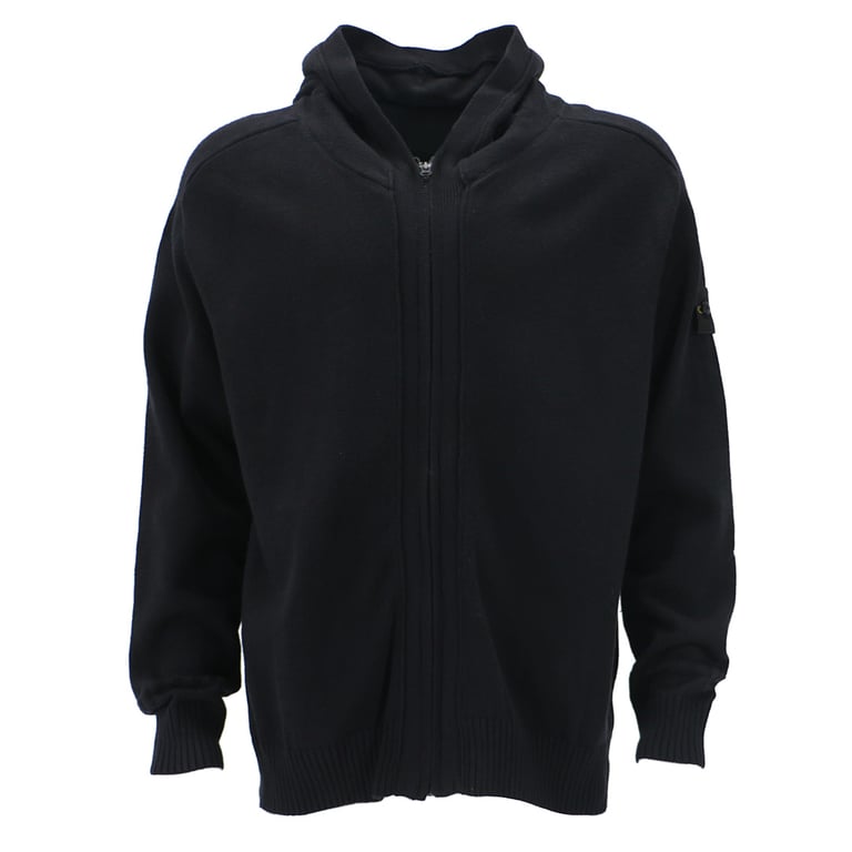 Stone Island Knitted Zip Hoodie Grey - 9