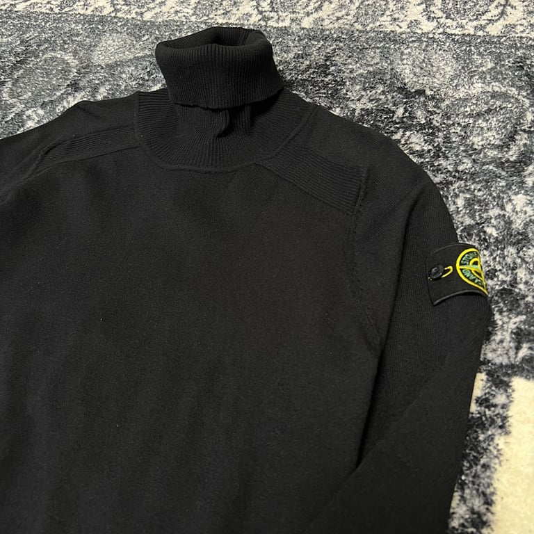 Stone Island Turtleneck Sweater White - 14
