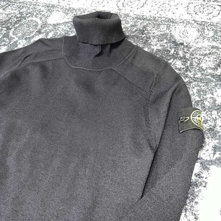 Stone Island Turtleneck Sweater White - 15