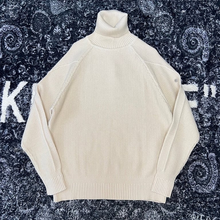 Stone Island 21FW Ghost Piece Ribbed Turtleneck Sweater - 25