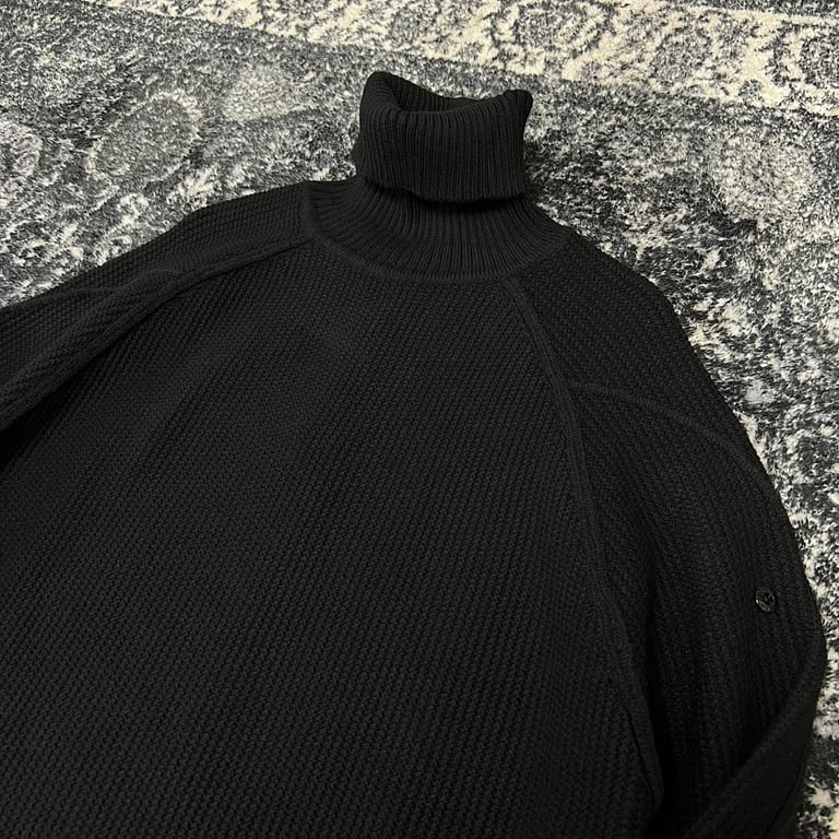 Stone Island 21FW Ghost Piece Ribbed Turtleneck Sweater - 7