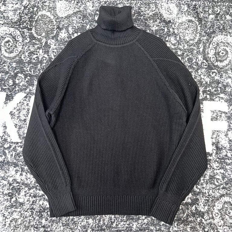 Stone Island 21FW Ghost Piece Ribbed Turtleneck Sweater - 8