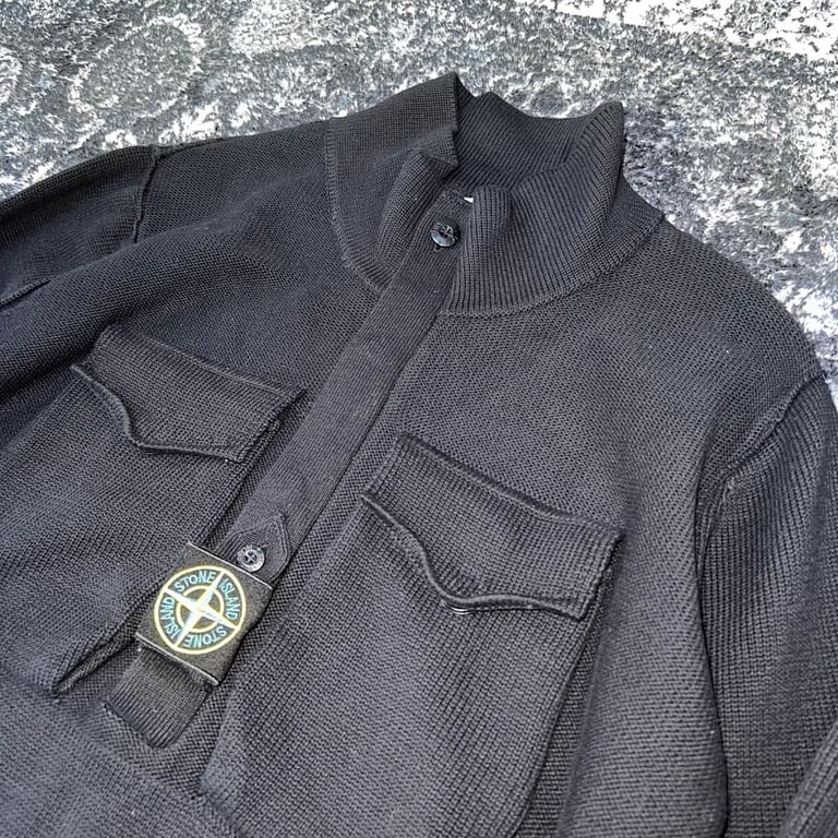 Stone Island 22FW Badge Knit Sweater - 13