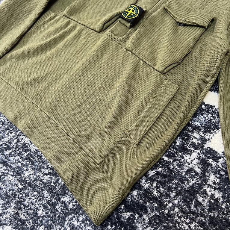 Stone Island 22FW Badge Knit Sweater - 4