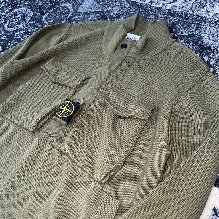 Stone Island 22FW Badge Knit Sweater - 6