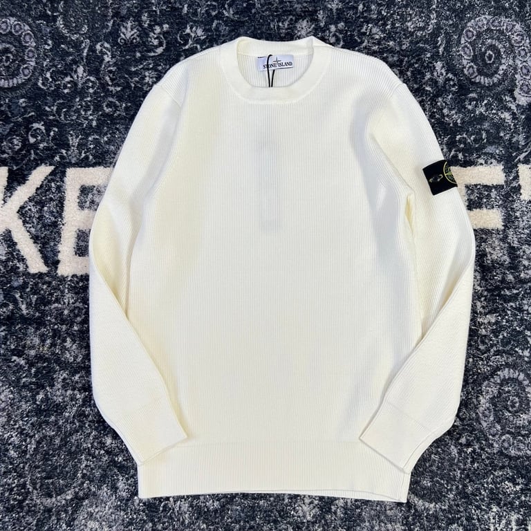 Stone Island 24FW Crewneck Ribbed Sweater