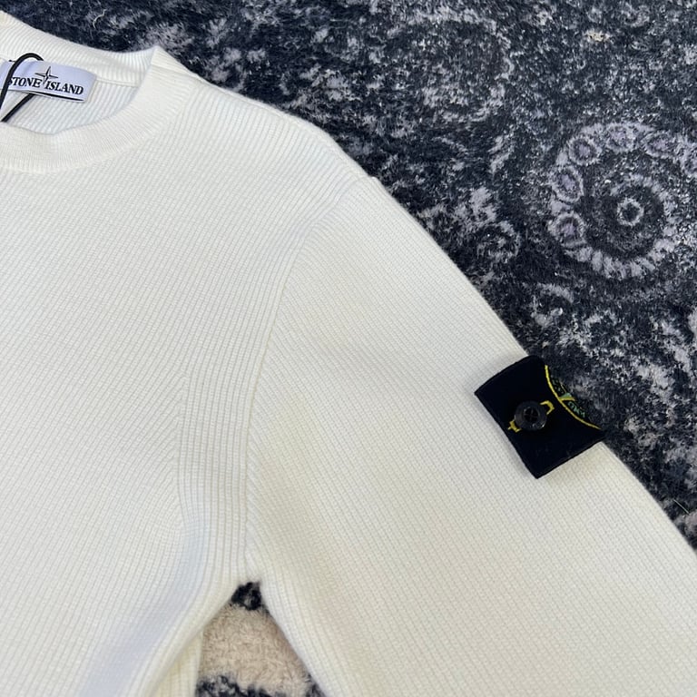 Stone Island 24FW Crewneck Ribbed Sweater - 15