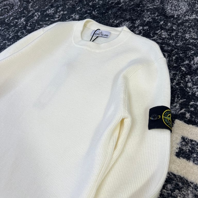 Stone Island 24FW Crewneck Ribbed Sweater - 19