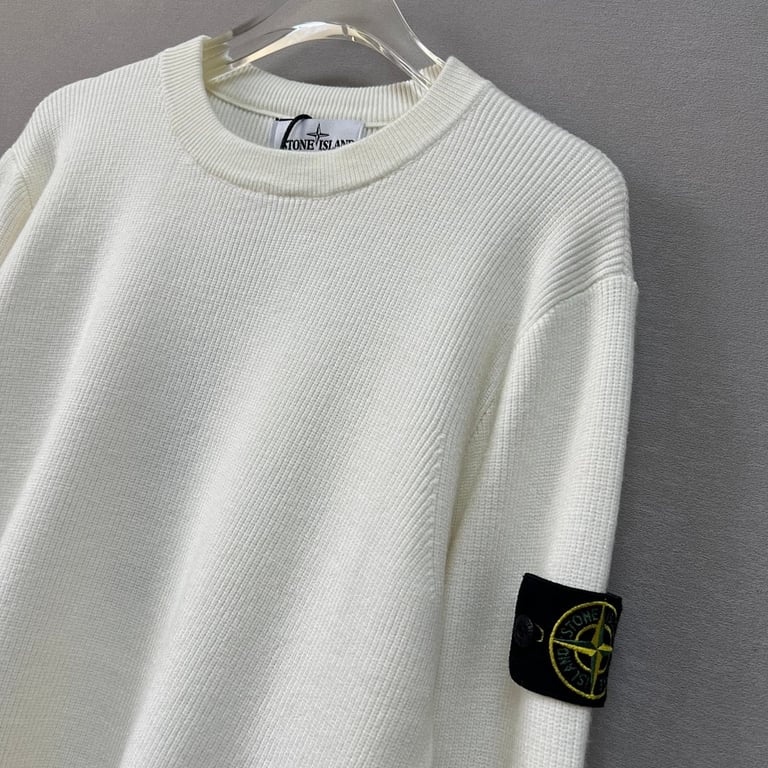 Stone Island 24FW Crewneck Ribbed Sweater - 24