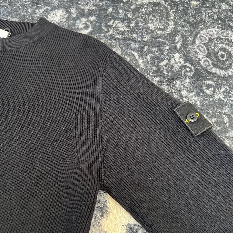 Stone Island 24FW Crewneck Ribbed Sweater - 4