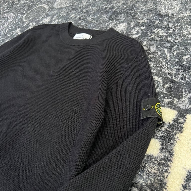 Stone Island 24FW Crewneck Ribbed Sweater - 7