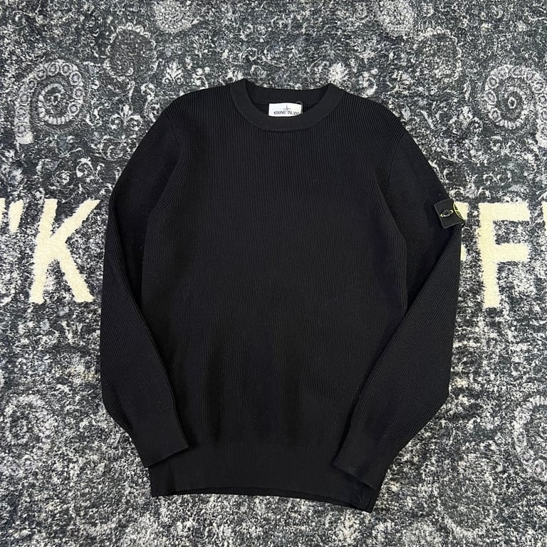 Stone Island 24FW Crewneck Ribbed Sweater - 8