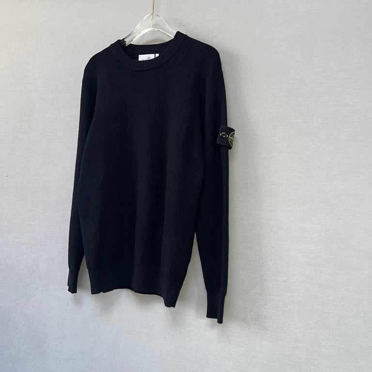 Stone Island 24FW Crewneck Ribbed Sweater - 10