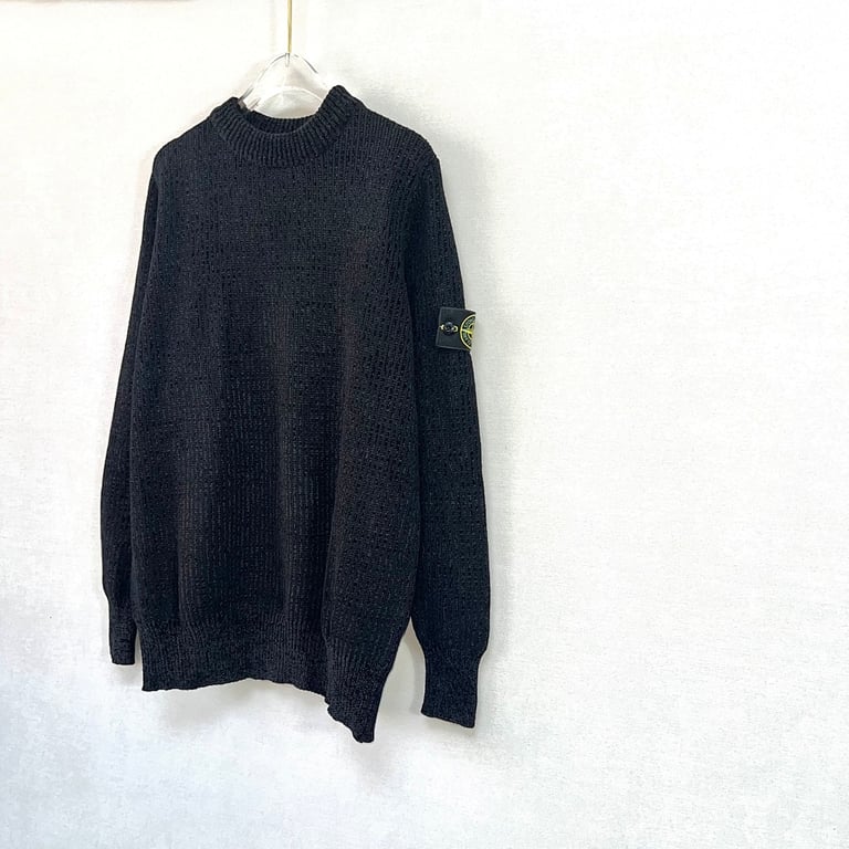 Stone Island 23FW Ribbed Crewneck Sweater Cream - 16