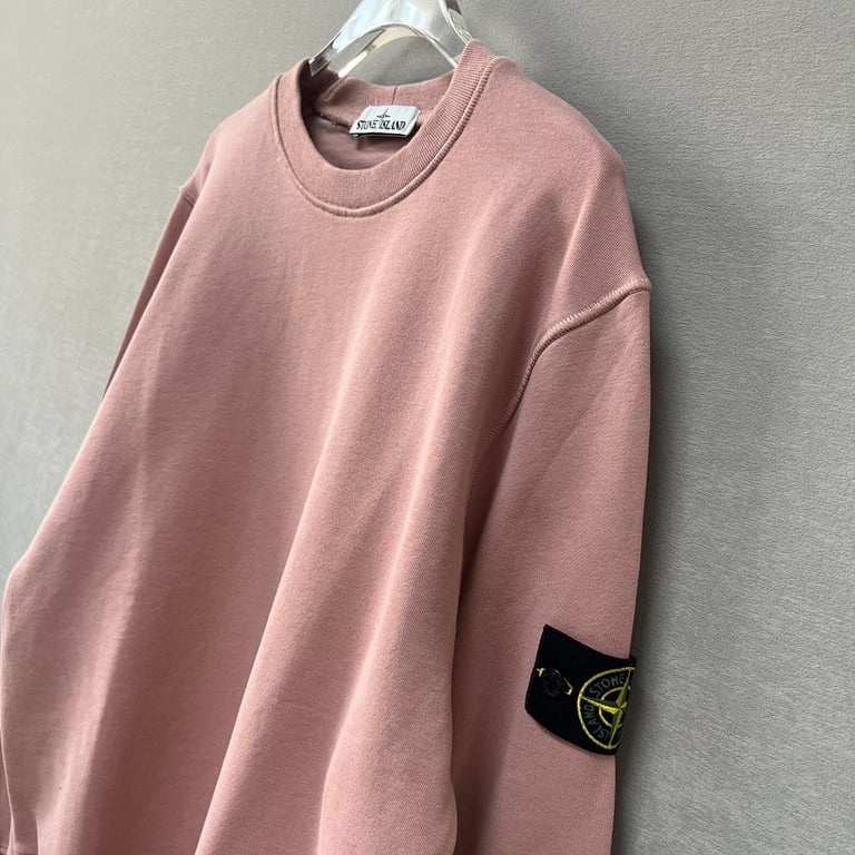 Stone Island Crewneck Sweatshirt Pink - 7