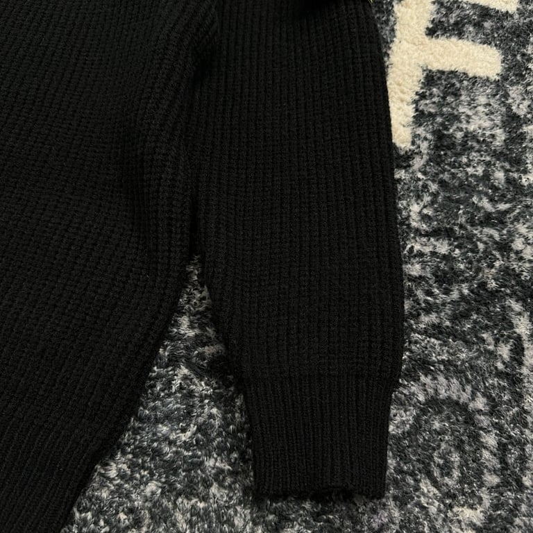 Stone Island Half-Zip Ribbed Knit Sweater - 11