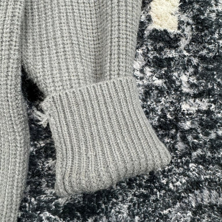 Stone Island Half-Zip Ribbed Knit Sweater - 17