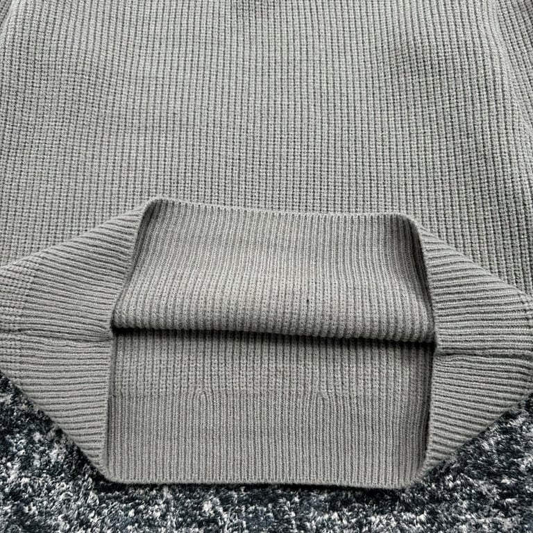 Stone Island Half-Zip Ribbed Knit Sweater - 19