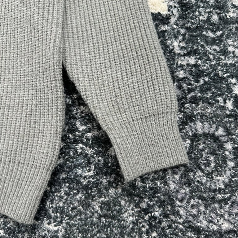Stone Island Half-Zip Ribbed Knit Sweater - 20