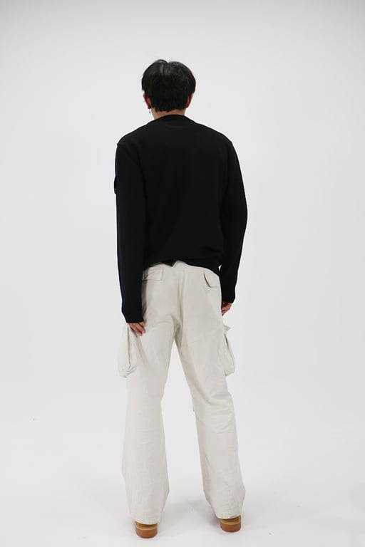 Stone Island White Crewneck Sweater - 2