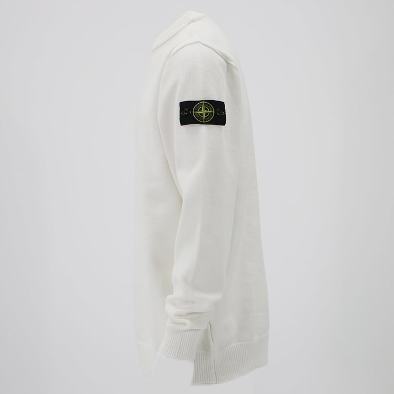 Stone Island White Crewneck Sweater - 13