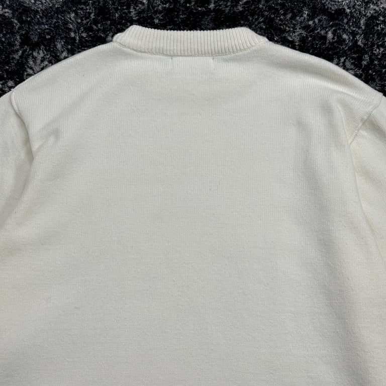 Stone Island White Crewneck Sweater - 34