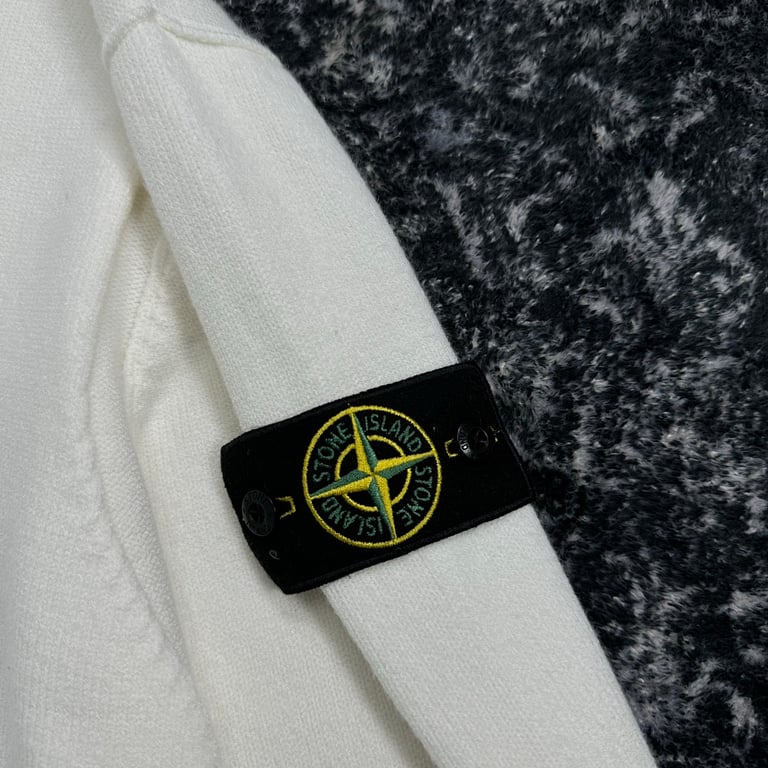 Stone Island White Crewneck Sweater - 43