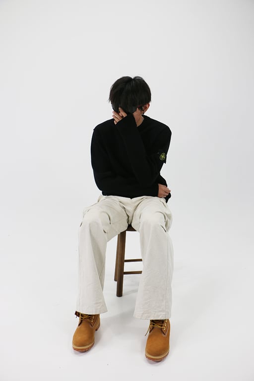 Stone Island White Crewneck Sweater - 6
