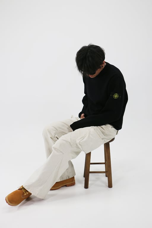 Stone Island White Crewneck Sweater - 7