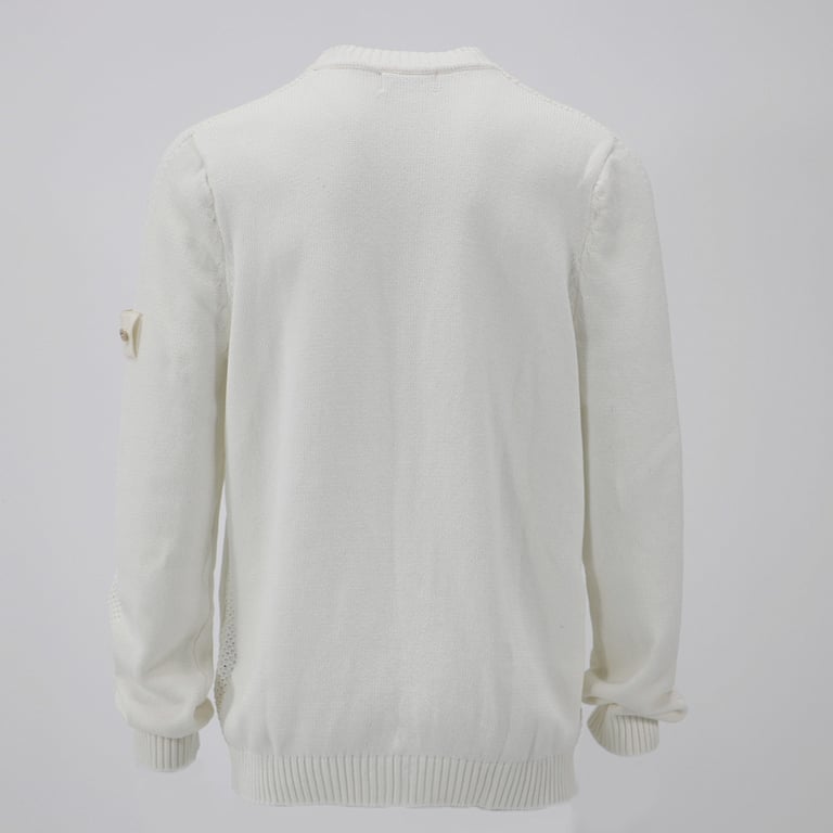 Stone Island 24FW Knit Sweater White - 2