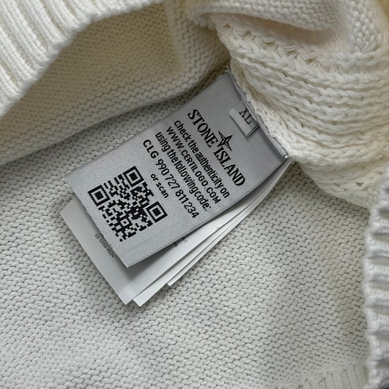 Stone Island 24FW Knit Sweater White - 10