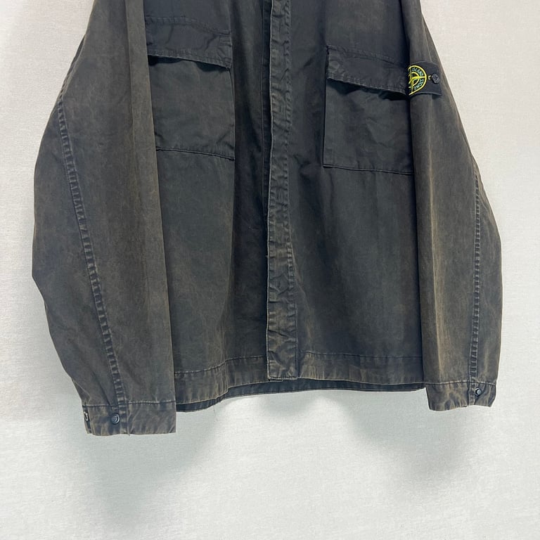 Stone Island 23SS Garment Dyed Overshirt Jacket - 18
