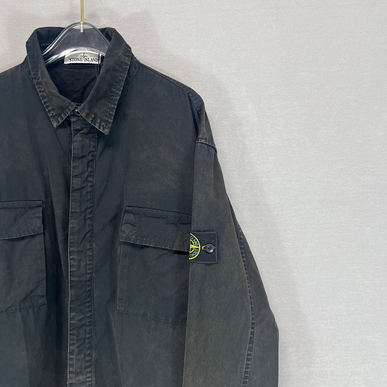 Stone Island 23SS Garment Dyed Overshirt Jacket - 20