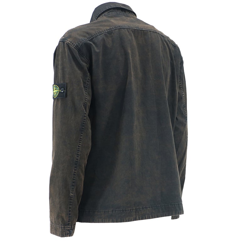 Stone Island 23SS Garment Dyed Overshirt Jacket - 3