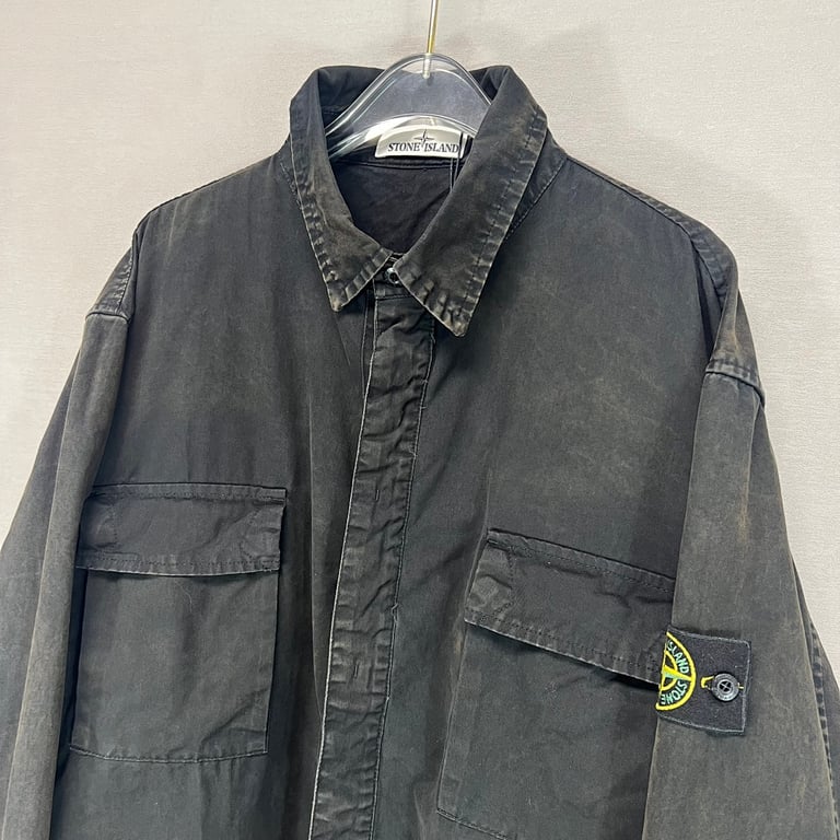 Stone Island 23SS Garment Dyed Overshirt Jacket - 22