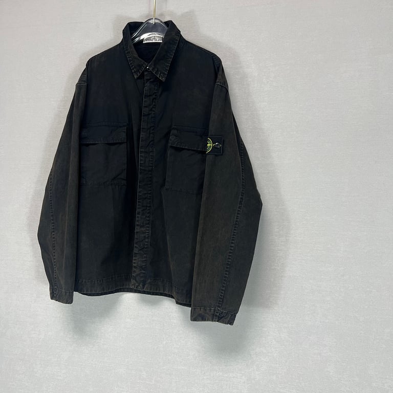 Stone Island 23SS Garment Dyed Overshirt Jacket - 24