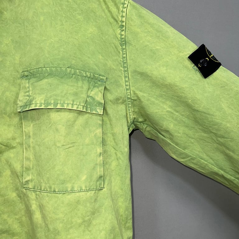 Stone Island 23SS Garment Dyed Overshirt Jacket - 39