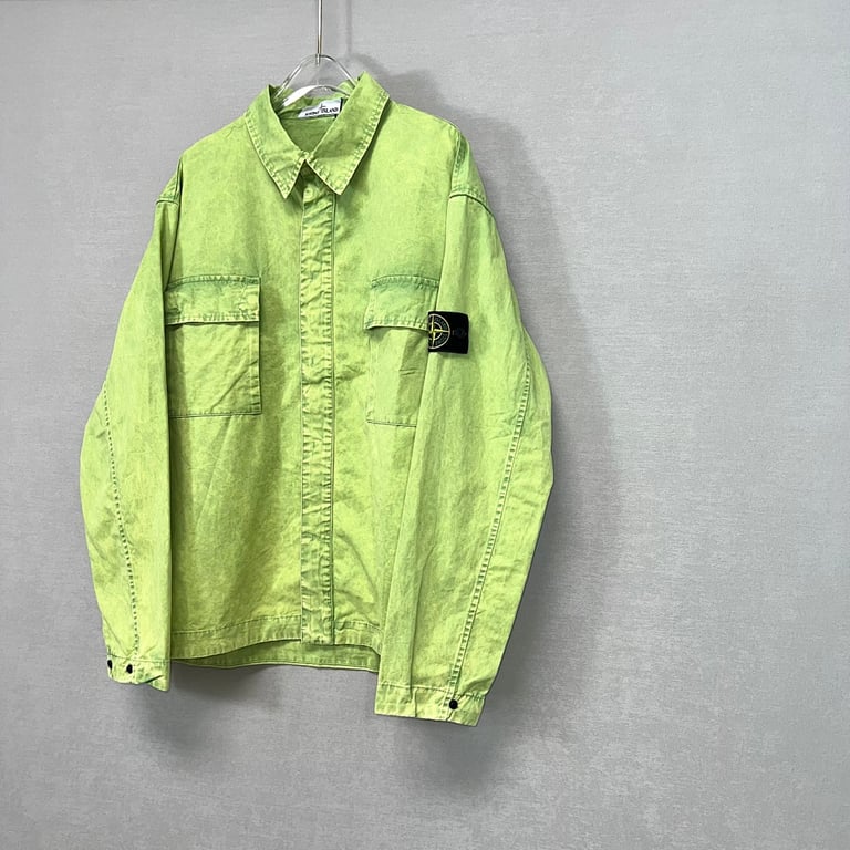 Stone Island 23SS Garment Dyed Overshirt Jacket - 41