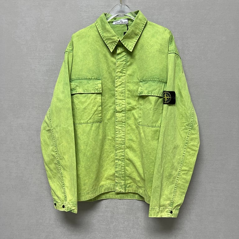 Stone Island 23SS Garment Dyed Overshirt Jacket - 43