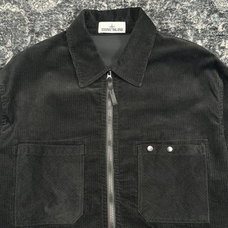 Stone Island Corduroy Zip Jacket - 24