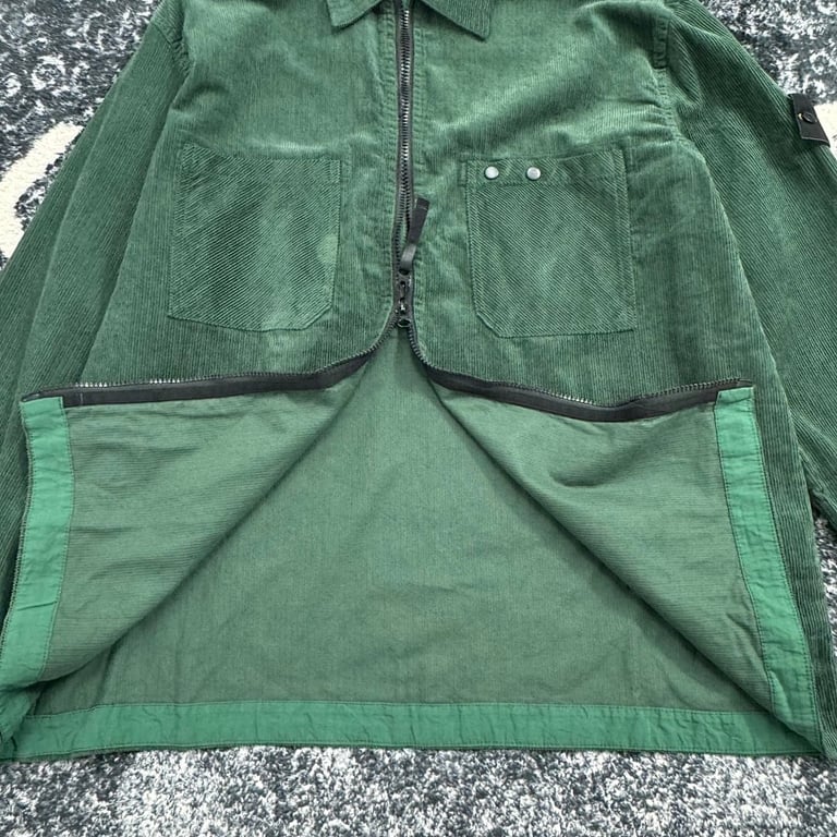 Stone Island Corduroy Zip Jacket - 34