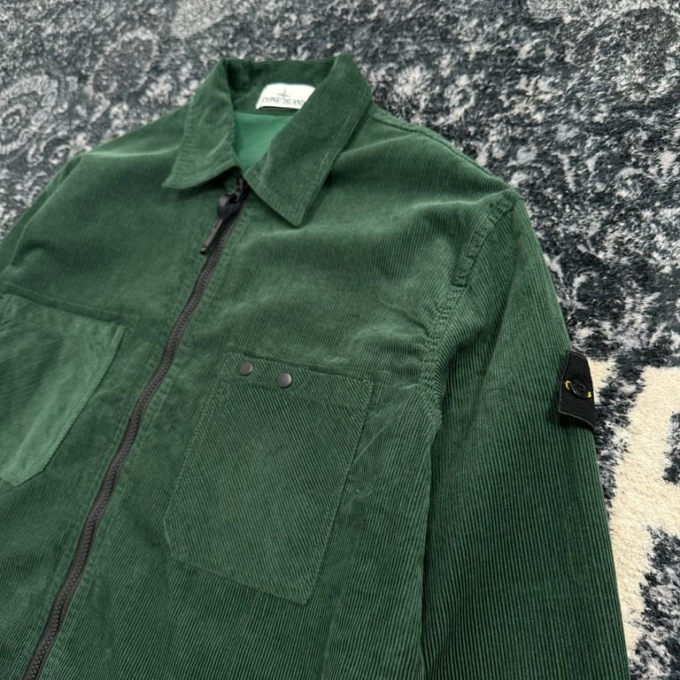 Stone Island Corduroy Zip Jacket - 40