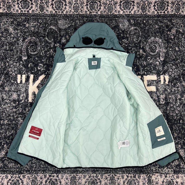 C.P. Company Chrome Goggle Puffer Jacket - 37