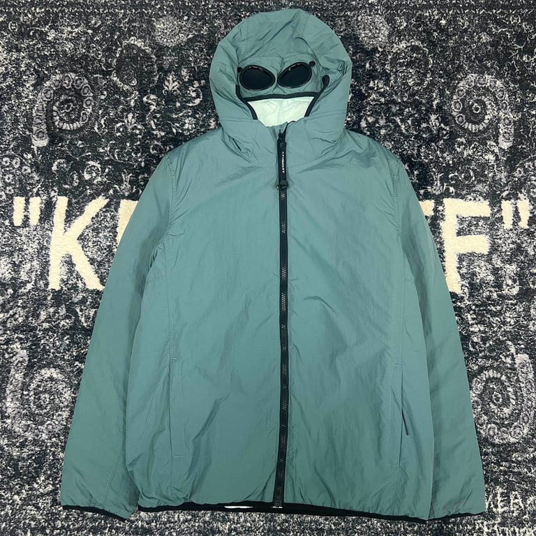 C.P. Company Chrome Goggle Puffer Jacket - 48
